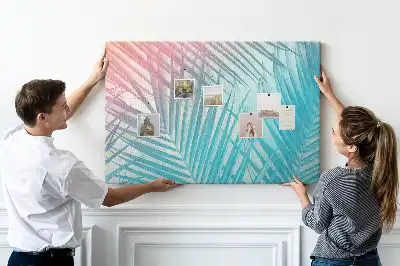 Tableau de liège Palmier tropical