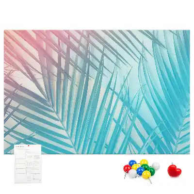 Tableau de liège Palmier tropical