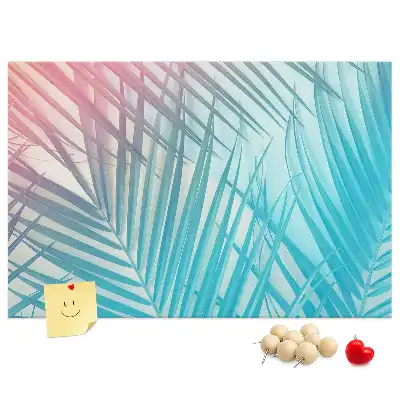 Tableau de liège Palmier tropical
