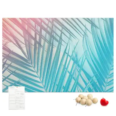 Tableau de liège Palmier tropical