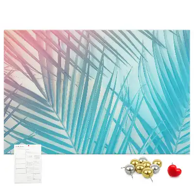 Tableau de liège Palmier tropical