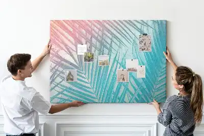 Tableau de liège Palmier tropical