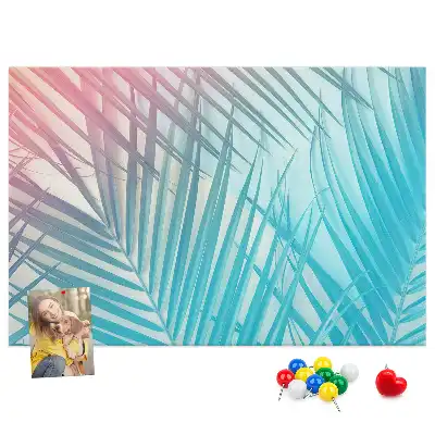 Tableau de liège Palmier tropical