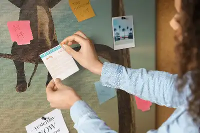 Tableau d’affichage en liège Éléphant dans l'arbre