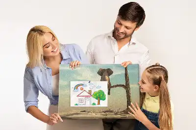 Tableau d’affichage en liège Éléphant dans l'arbre