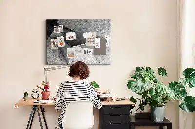 Tableau d’affichage en liège Composition de figures modernes