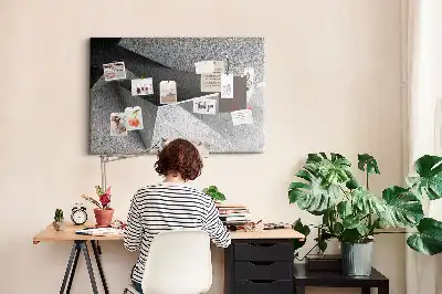 Tableau d’affichage en liège Composition de figures modernes