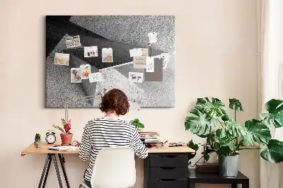 Tableau d’affichage en liège Composition de figures modernes