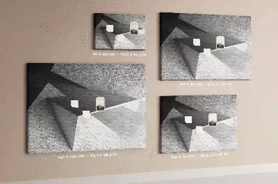 Tableau d’affichage en liège Composition de figures modernes