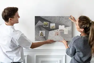 Tableau d’affichage en liège Composition de figures modernes