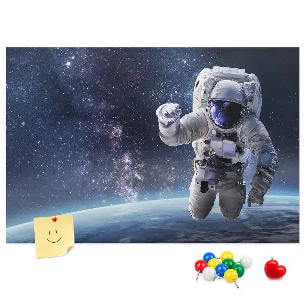 Tableau en liège déco Astronaute