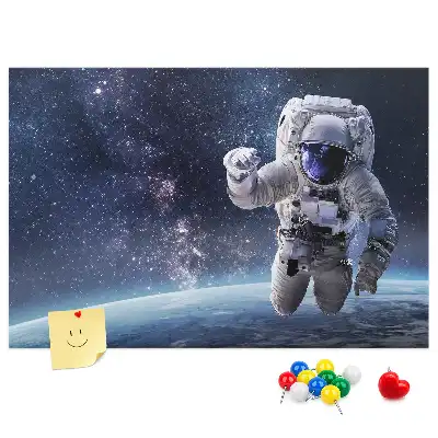 Tableau en liège déco Astronaute