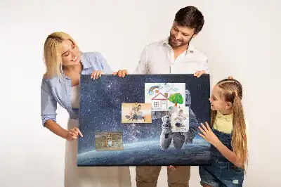 Tableau en liège déco Astronaute