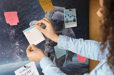 Tableau en liège déco Astronaute