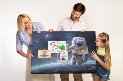 Tableau en liège déco Astronaute