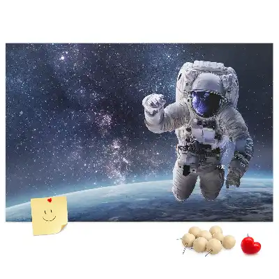 Tableau en liège déco Astronaute