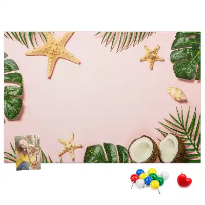 Tableau d’affichage en liège Humeur estivale