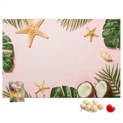 Tableau d’affichage en liège Humeur estivale