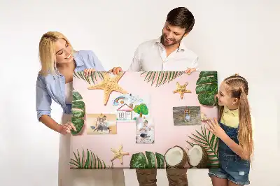 Tableau d’affichage en liège Humeur estivale