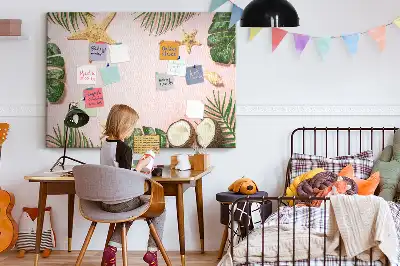 Tableau d’affichage en liège Humeur estivale