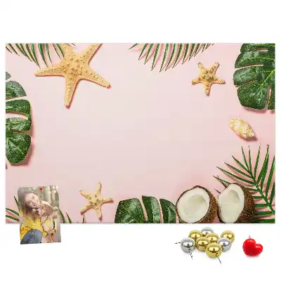 Tableau d’affichage en liège Humeur estivale