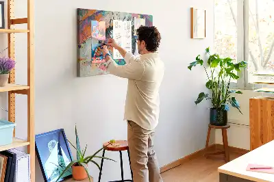 Tableau en liège déco Pupille de l'œil humain