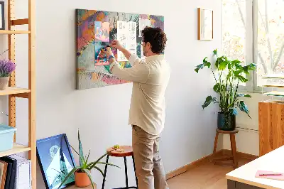 Tableau en liège déco Pupille de l'œil humain