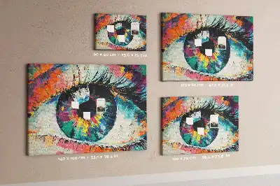 Tableau en liège déco Pupille de l'œil humain