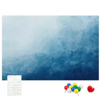 Tableau en liège déco Abstraction eau