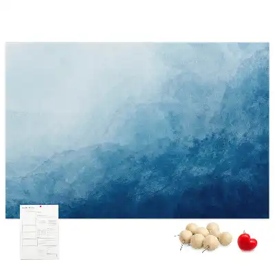 Tableau en liège déco Abstraction eau