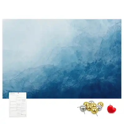 Tableau en liège déco Abstraction eau