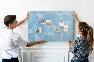 Tableau de liège Triangles géométriques abstraits