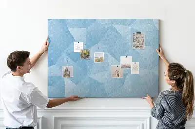 Tableau de liège Triangles géométriques abstraits
