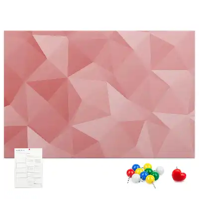 Tableau de liège Mosaïque de triangles