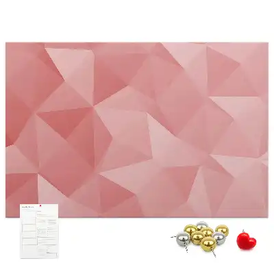 Tableau de liège Mosaïque de triangles