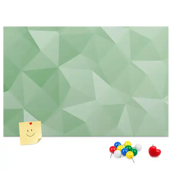 Tableau d’affichage en liège Motif triangulaire abstraction