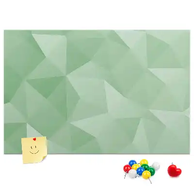 Tableau d’affichage en liège Motif triangulaire abstraction