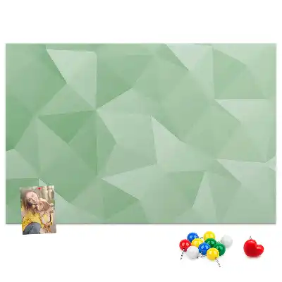Tableau d’affichage en liège Motif triangulaire abstraction
