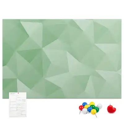 Tableau d’affichage en liège Motif triangulaire abstraction