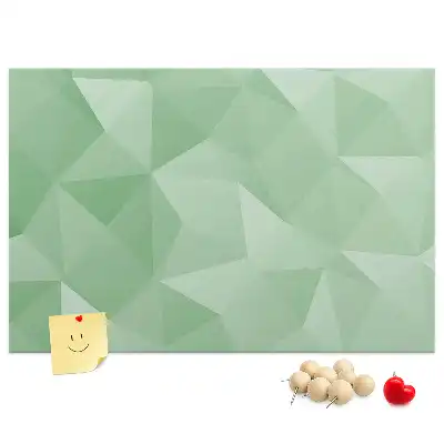 Tableau d’affichage en liège Motif triangulaire abstraction