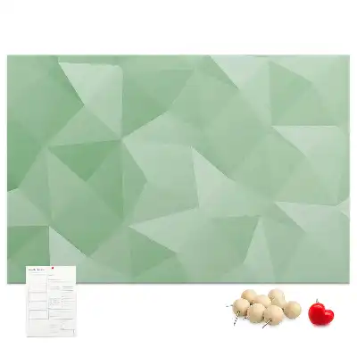 Tableau d’affichage en liège Motif triangulaire abstraction