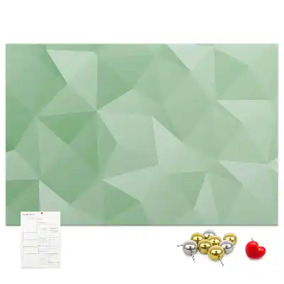 Tableau d’affichage en liège Motif triangulaire abstraction