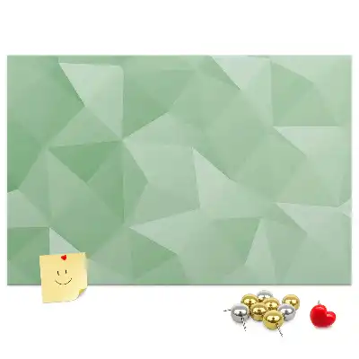 Tableau d’affichage en liège Motif triangulaire abstraction