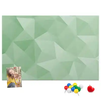 Tableau d’affichage en liège Motif triangulaire abstraction
