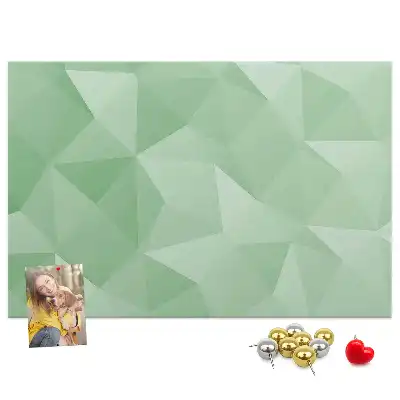 Tableau d’affichage en liège Motif triangulaire abstraction