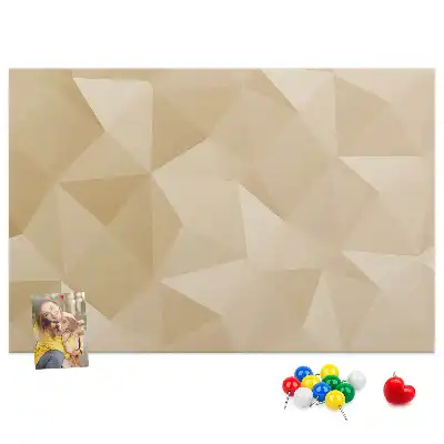 Tableau en liège déco Composition triangulaire moderne