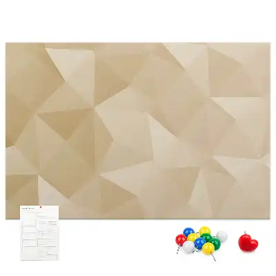 Tableau en liège déco Composition triangulaire moderne