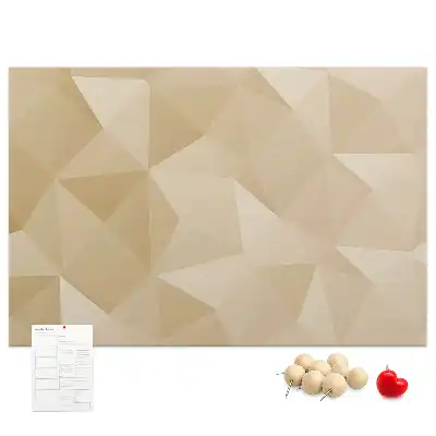 Tableau en liège déco Composition triangulaire moderne