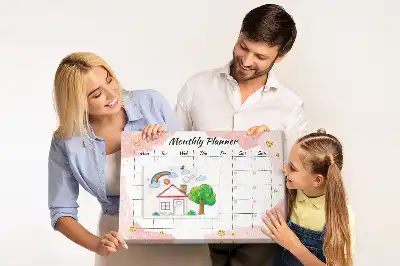 Tableau d’affichage en liège Planification mensuelle tâches