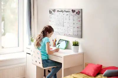 Tableau en liège déco Planificateur mensuel Mode